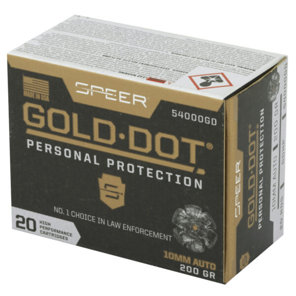 SPR GOLD DOT 10MM 200GR HP 20/200 - Image 3