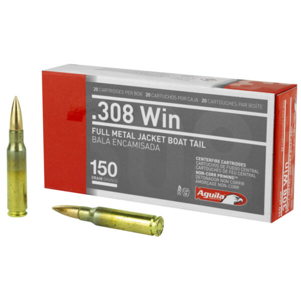 AGUILA 308WIN 150GR FMJBT 20/500