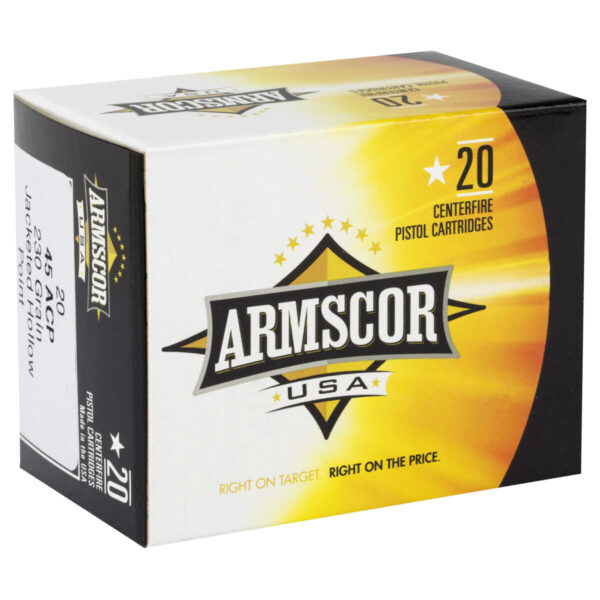 ARMSCOR 45ACP 230GR JHP 20/500 - Image 2