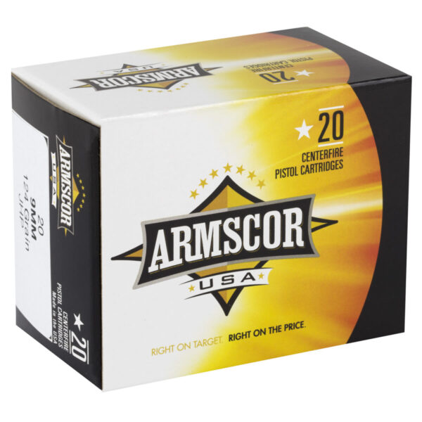 ARMSCOR 9MM 124GR JHP 20/500 - Image 2