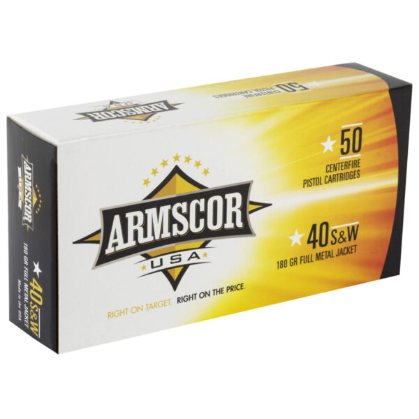 ARMSCOR 40SW 180GR FMJ 50/1000 - Image 2