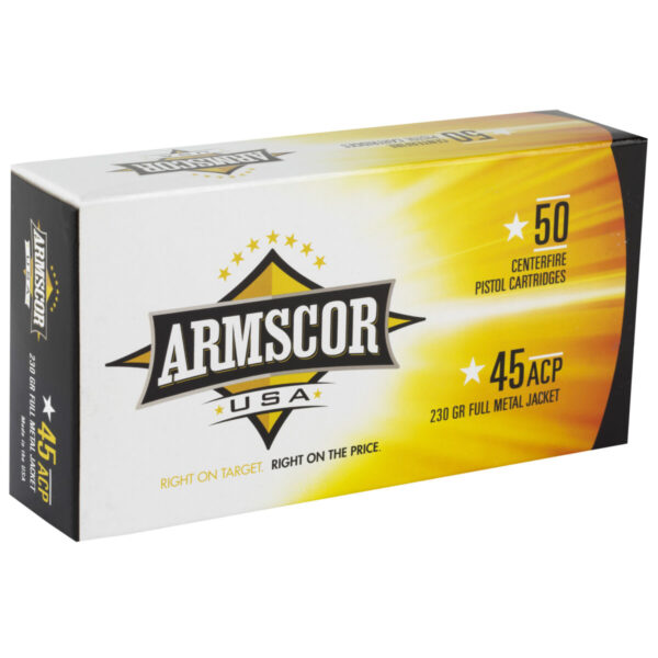 ARMSCOR 45ACP 230GR FMJ 50/1000 - Image 2