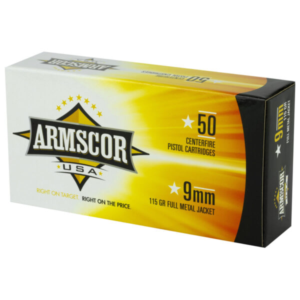 ARMSCOR 9MM 115GR FMJ 50/1000 - Image 3