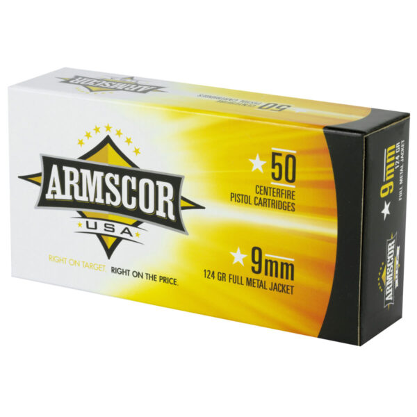 ARMSCOR 9MM 124GR FMJ 50/1000 - Image 3