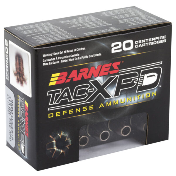 BARNES TAC-XPD 9MM 115GR HP 20/200 - Image 2