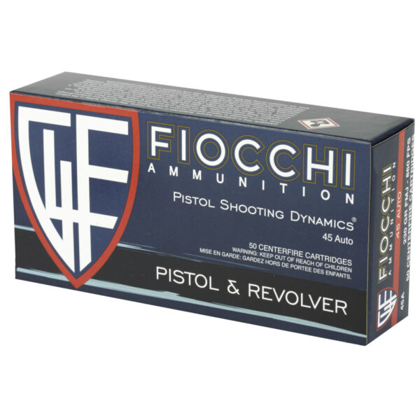 FIOCCHI 45ACP 230GR FMJ 50/500 - Image 3