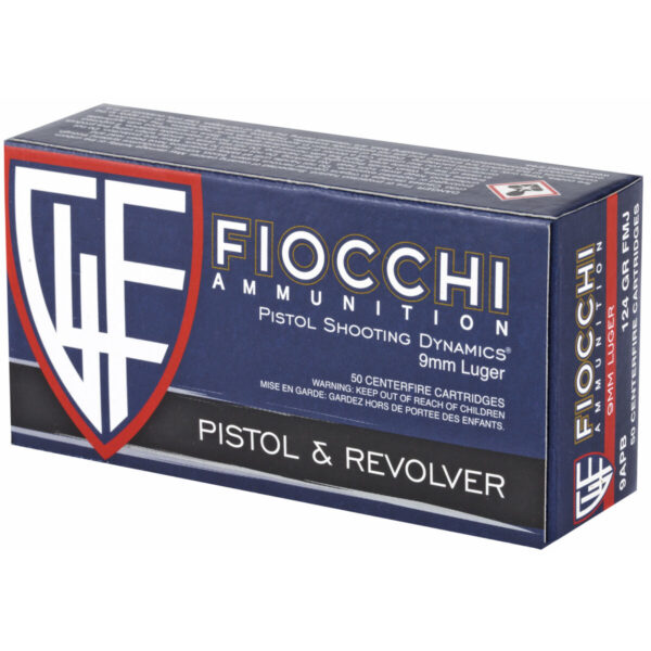 FIOCCHI 9MM 124GR FMJ 50/1000 - Image 3