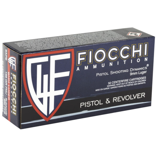 FIOCCHI 9MM 158GR FMJ 50/1000 - Image 2