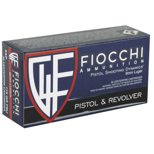 FIOCCHI 9MM 115GR FMJ 50/1000 - Image 2