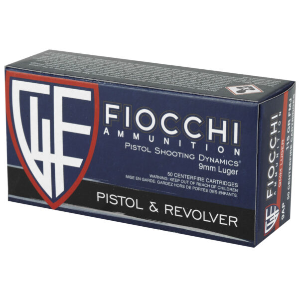 FIOCCHI 9MM 115GR FMJ 50/1000 - Image 3