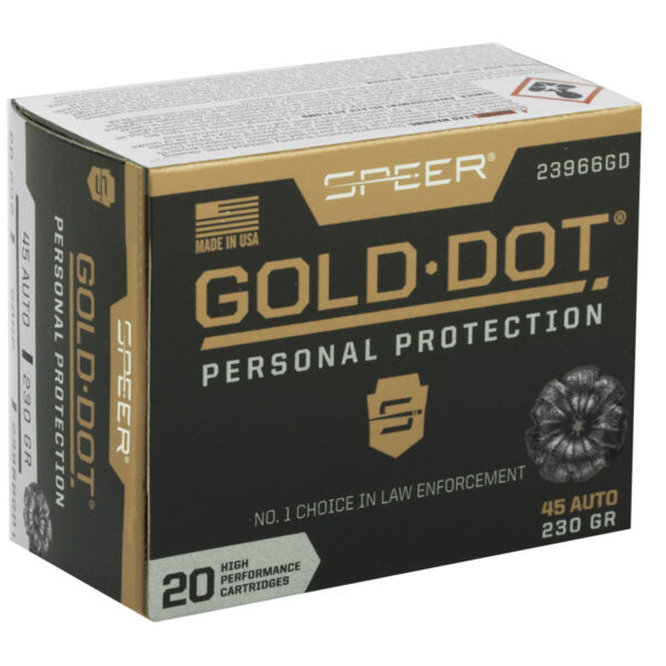 SPR GOLD DOT 45ACP 230GR HP 20/200 - Image 2