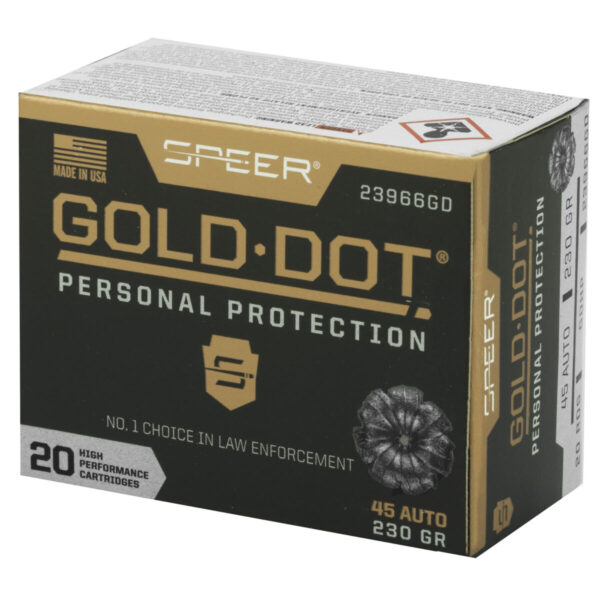 SPR GOLD DOT 45ACP 230GR HP 20/200 - Image 3