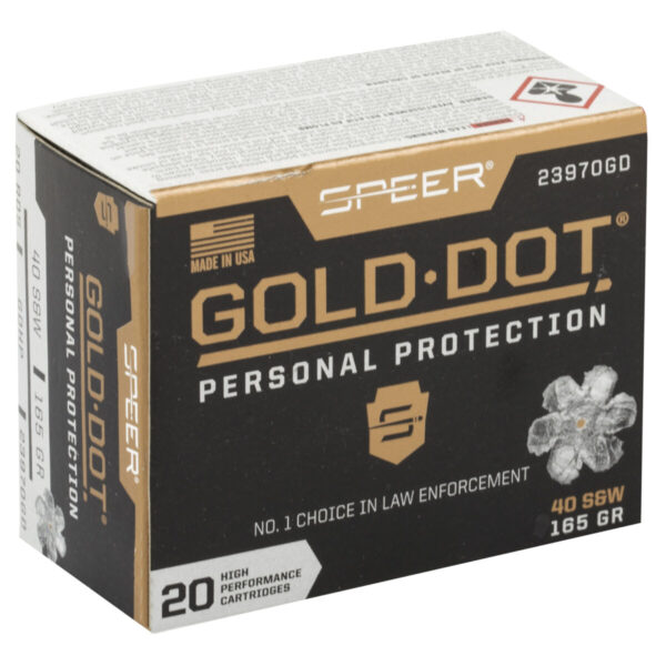 SPR GOLD DOT 40SW 165GR HP 20/200 - Image 2