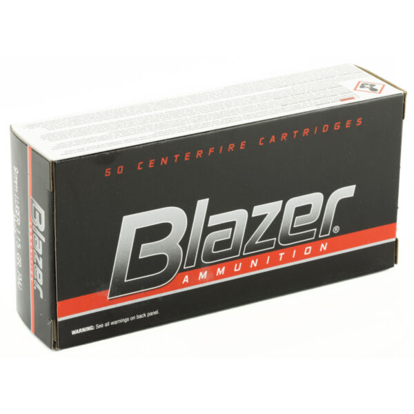 BLAZER 9MM 115GR FMJ 50/1000 - Image 2