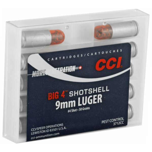 CCI 9MM #4 SHOTSHELL10/200 - Image 2