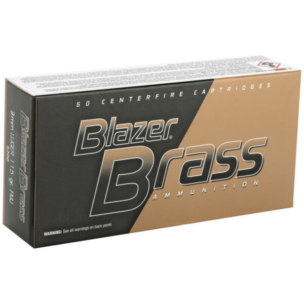 BLAZER BRASS 9MM 115GR FMJ 50/1000 - Image 2