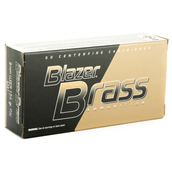 BLAZER BRASS 9MM 124GR FMJ 50/1000 - Image 2