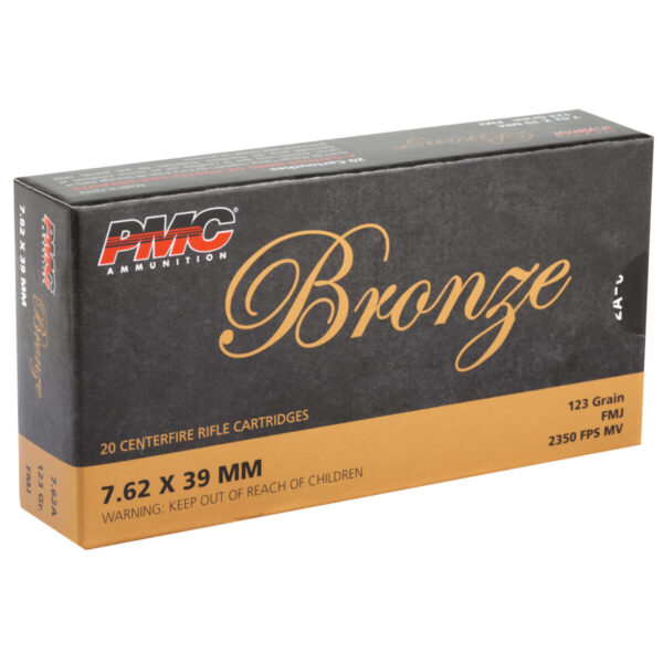 PMC BRNZ 7.62X39 123GR FMJ 20/500 - Image 2