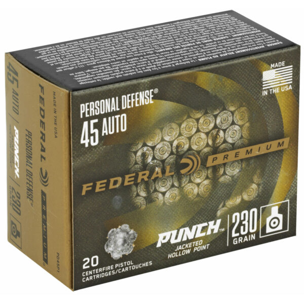 FED PUNCH 45ACP 230GR JHP 20/200 - Image 2