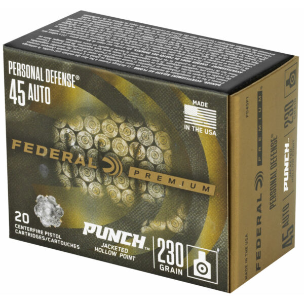 FED PUNCH 45ACP 230GR JHP 20/200 - Image 3