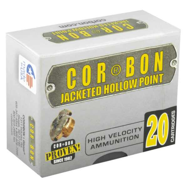 CORBON 9MM+P 115GR JHP 20/500 - Image 2