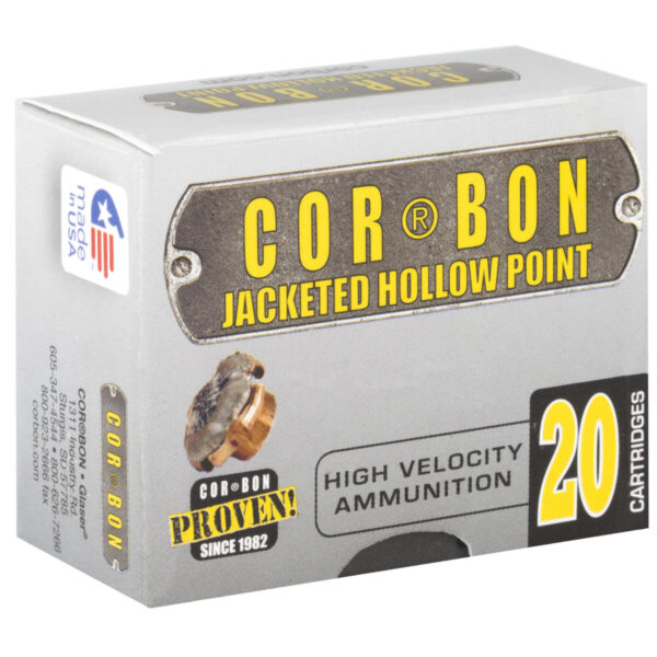 CORBON 9MM+P 125GR JHP 20/500 - Image 2