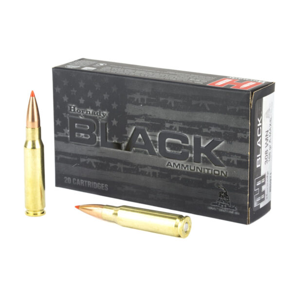 HRNDY BLACK 308WIN 168GR AMAX 20/200