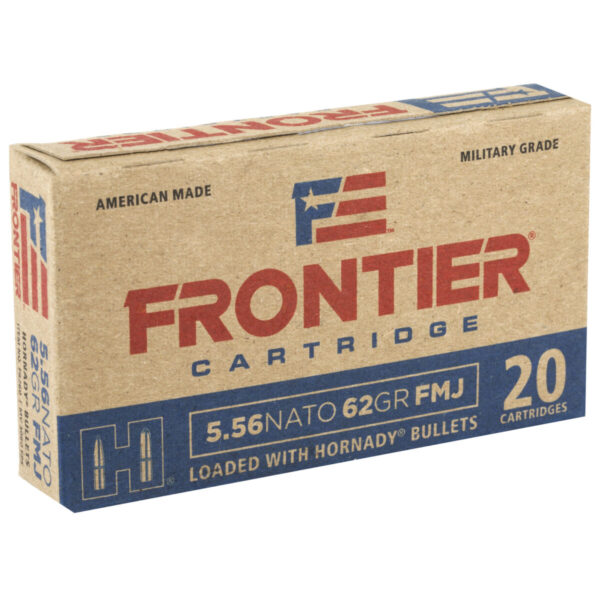 FRONTIER 556NATO 62GR FMJ 20/500 - Image 2