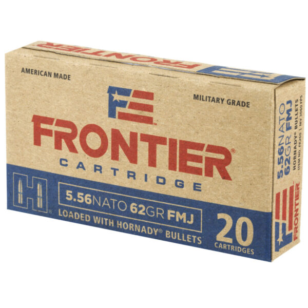 FRONTIER 556NATO 62GR FMJ 20/500 - Image 3