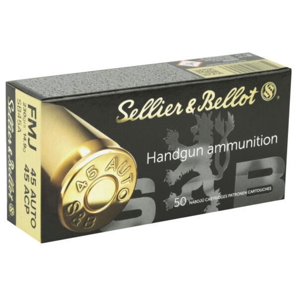 S&B 45ACP 230GR FMJ 50/1000 - Image 2