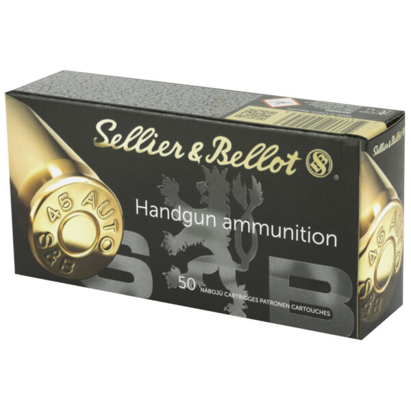 S&B 45ACP 230GR FMJ 50/1000 - Image 3