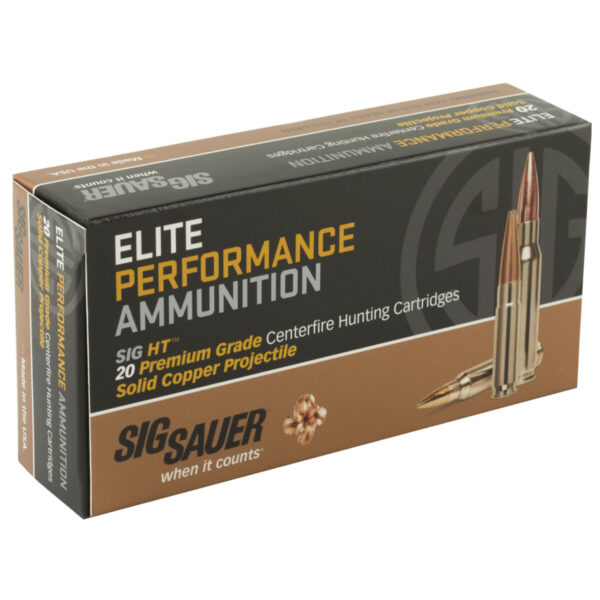 SIG AMMO 308WIN 150GR ELT HNT 20/200 - Image 2