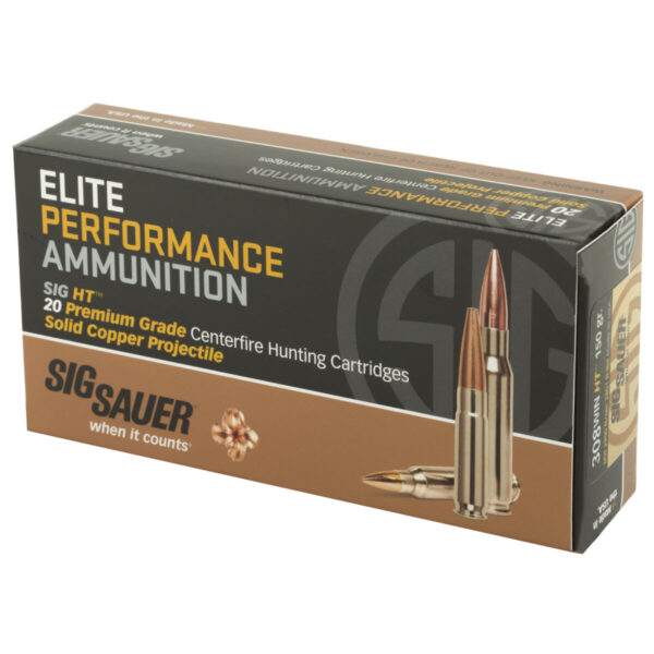 SIG AMMO 308WIN 150GR ELT HNT 20/200 - Image 3