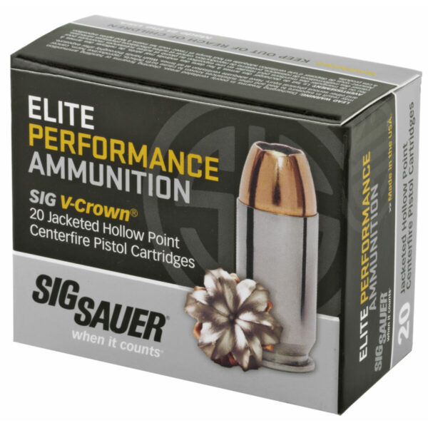 SIG AMMO 40SW 180GR JHP 20/200 - Image 3