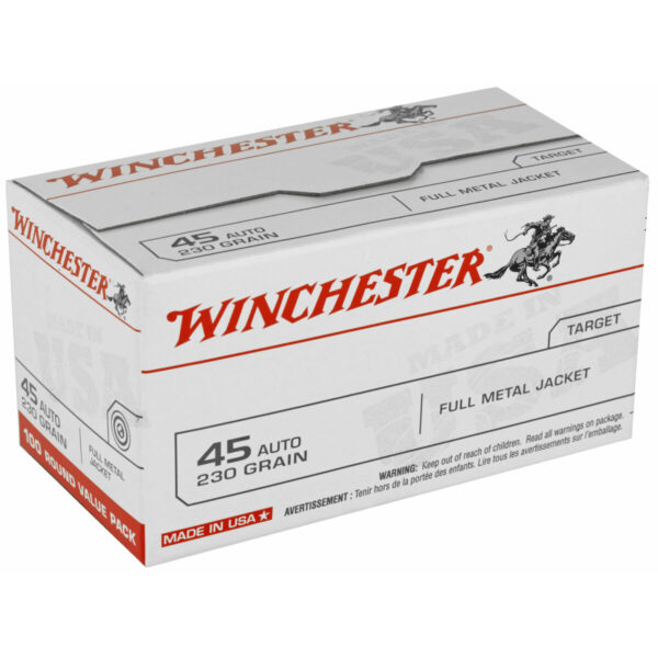 WIN USA 45ACP 230GR FMJ 100/500 - Image 2