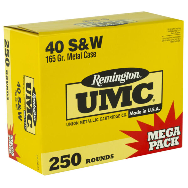 REM UMC MP 40SW 165GR FMJ 250/1000 - Image 2