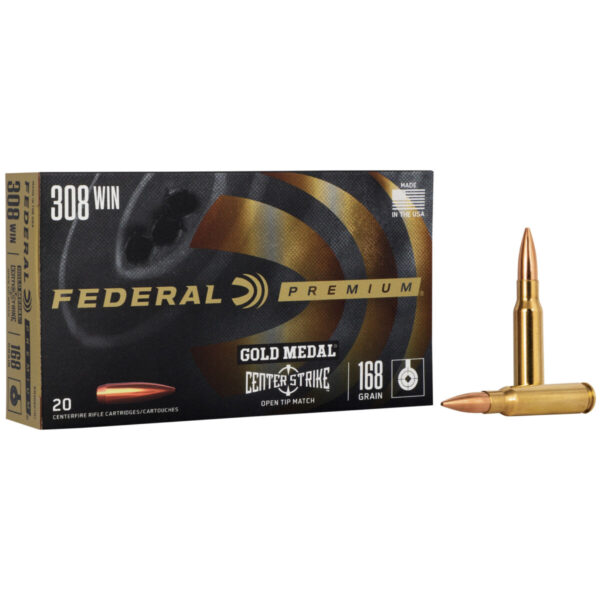 FED GOLD MDL 308WIN 168GR OTM 20/200